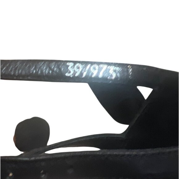 Mint Velvet Black Pointed Toe Wedge Heels With Adjustable Ankle Straps Size 39 F - Picture 7 of 7